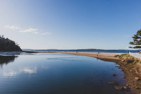 Hobart Australia Luglio 2020 Veduta Kingston Beach Una Bellissima Giornata — Foto Stock