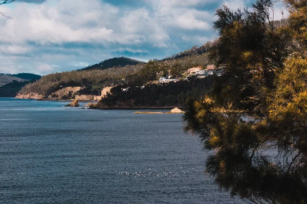 Hobart Αυστραλια Ιουλίου 2020 Θέα Του Κόλπου Blackmans Μια Όμορφη — Φωτογραφία Αρχείου