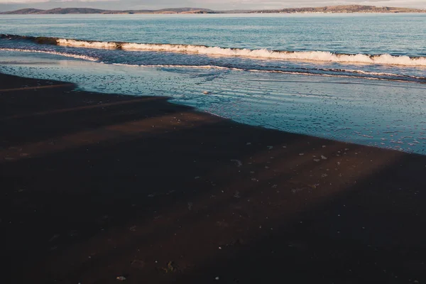 Schöner Unberührter Tasmanischer Strand Süden Hobarts Der Abenddämmerung Ohne Menschen — Stockfoto