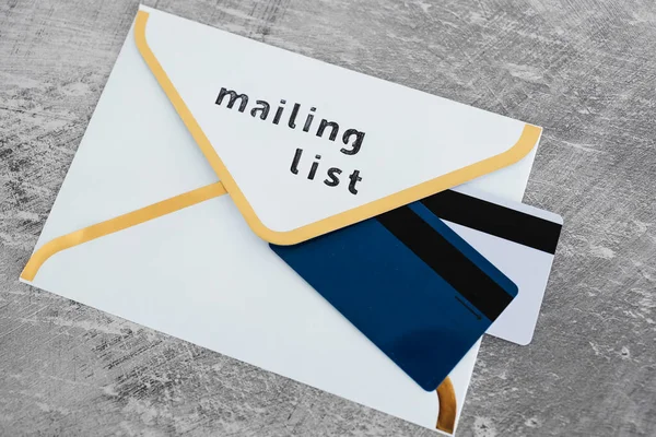 Mail Marketing Promozione Del Concetto Vendita Online Icona Mail Con — Foto Stock