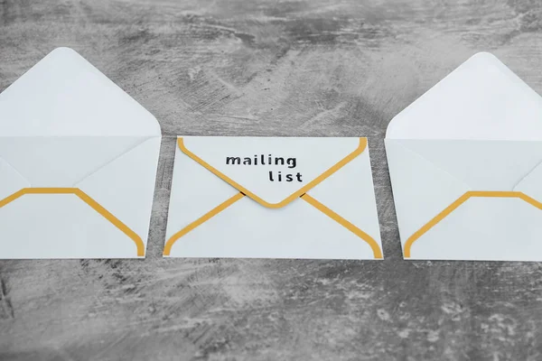 Mail Marketing Bevordering Van Online Verkoop Concept Groep Van Mail — Stockfoto