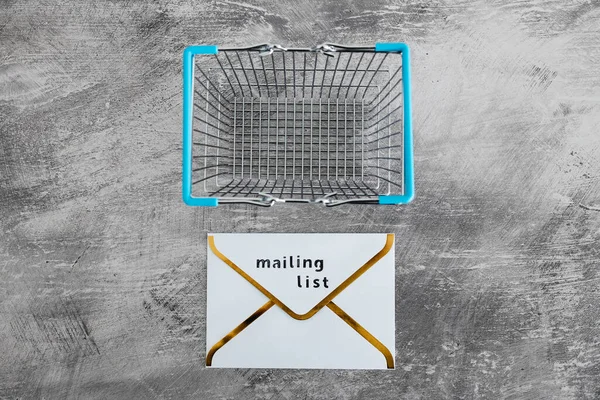 Mail Marketing Bevordering Van Online Verkoop Concept Mailing List Mail — Stockfoto