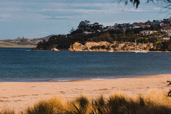 Hobart Tasmania Серпня 2020 Вид Пляж Затоки Блекманс Південному Гобарті — стокове фото