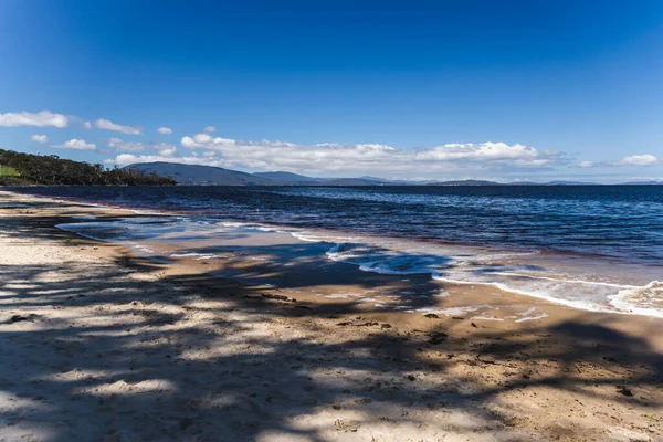 Ongerepte Strand Landschap Verona Sands Tasmanië Australië Buurt Van Peppermint — Stockfoto