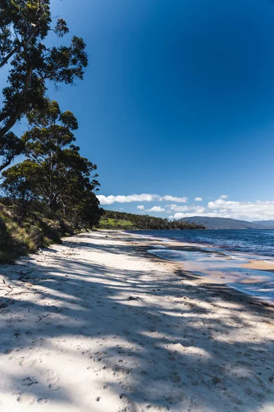 Ongerepte Strand Landschap Verona Sands Tasmanië Australië Buurt Van Peppermint — Stockfoto