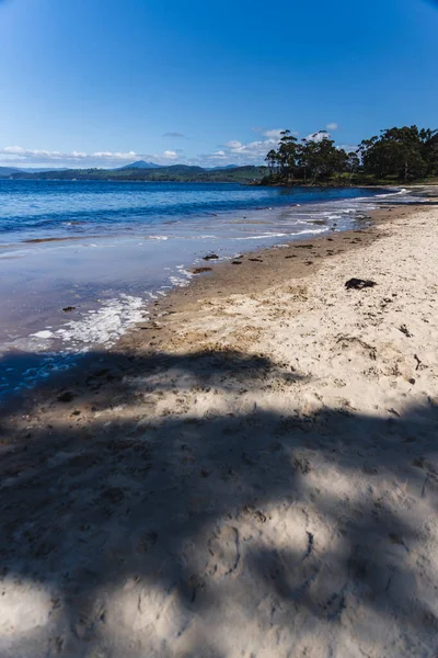 Pristine Beach Landscape Verona Sands Tasmania Australia Peppermint Bay Early — Stock Photo, Image