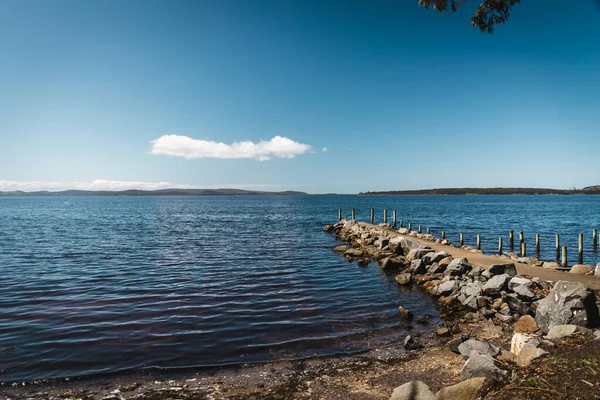 Paesaggio Incontaminato Spiaggia Middleton Tasmania Australia Vicino Peppermint Bay All — Foto Stock