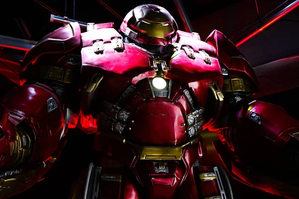 Las Vegas Octubre 2017 Hulk Buster Iron Man Disfraz Base — Foto de Stock