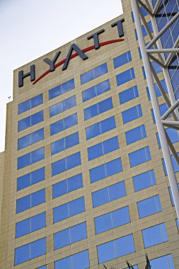 Anaheim, Ca / Usa - 24 Ekim 2017: Anaheim Resort 'taki Hyatt Regency Oteli