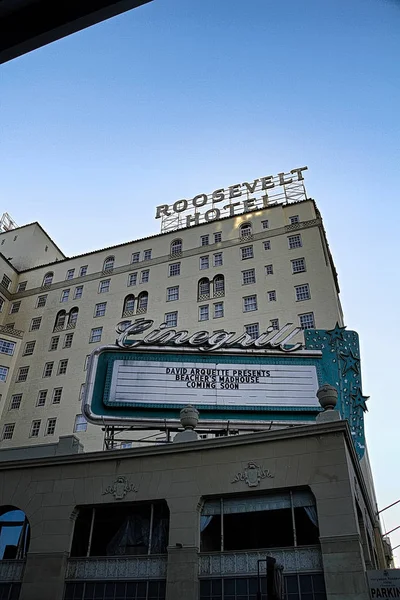 Hollywood Usa Nov 2018 Facade Historic Roosevelt Hotel Pada 2012 — Stok Foto