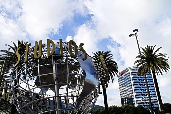 Los Angeles Usa Października 2016 Wejście Universal Studios Hollywood Park — Zdjęcie stockowe