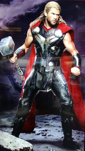 Las Vegas Usa 2017 Chris Hemsworth Als Thor Auf Dem — Stockfoto