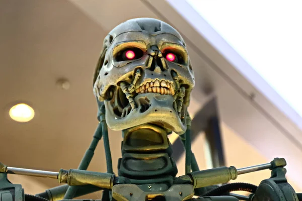 Osaka Japán Ápr 2019 Fénykép 800 End Csontváz Terminator Terminator — Stock Fotó