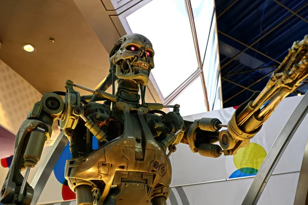 Osaka Japán Ápr 2019 Fénykép 800 End Csontváz Terminator Terminator — Stock Fotó