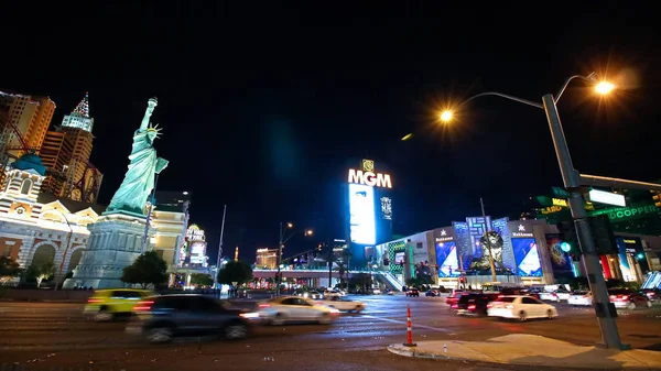 Las Vegas Octobre 2017 New York New York Sur Strip — Photo