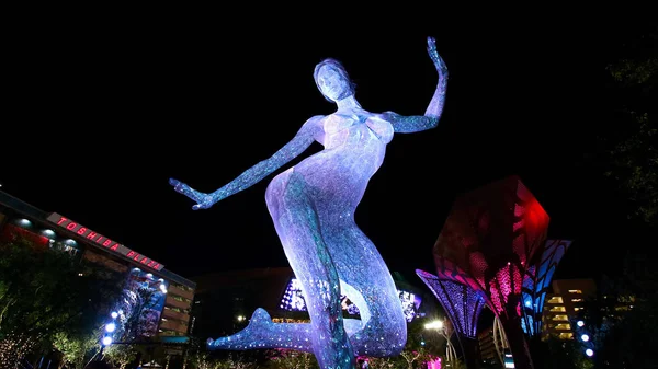 Las Vegas Usa ลาคม 2017 การแสดงประต มากรรมเต สวนสาธารณะ Mobile ในลาสเวก — ภาพถ่ายสต็อก