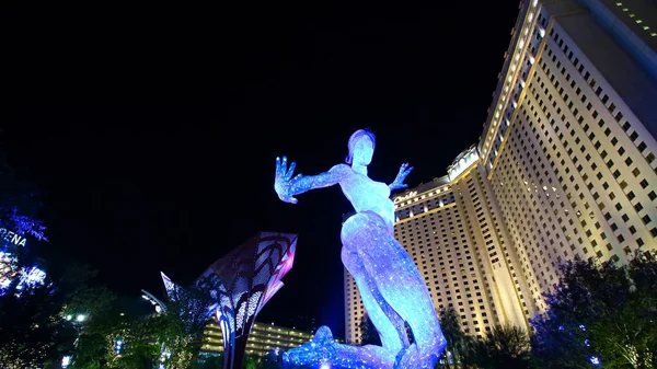 Las Vegas Usa Oktober 2017 Bliss Dance Sculpture Tentoonstelling Het — Stockfoto