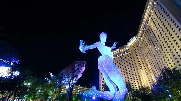 Las Vegas Usa Oktober 2017 Bliss Dance Sculpture Tentoonstelling Het — Stockfoto