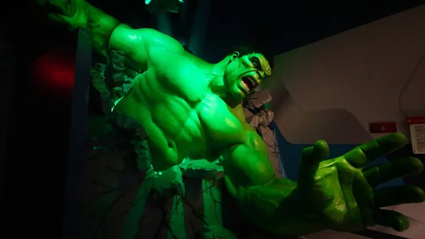 Las Vegas Usa 2017年10月9日 マダム タッソー博物館の信じられないほどのハルクの巨人モデルフィギュアLas Vegas Avengers Endgame — ストック写真