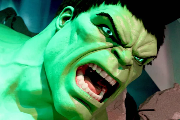Las Vegas Eua Outubro 2017 Figura Modelo Gigante Incrível Hulk — Fotografia de Stock