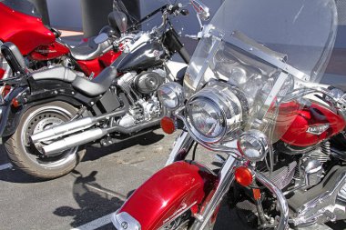 Las Vegas, NV - 09 Ekim 2016: Harley Davidson motosikleti Harley Davidson Motosiklet Galerisi & Mağazası Las Vegas.