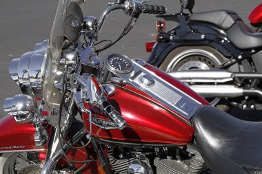 Las Vegas, NV - 09 Ekim 2016: Harley Davidson motosikleti Harley Davidson Motosiklet Galerisi & Mağazası Las Vegas.