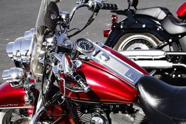 Las Vegas, NV - 09 Ekim 2016: Harley Davidson motosikleti Harley Davidson Motosiklet Galerisi & Mağazası Las Vegas.