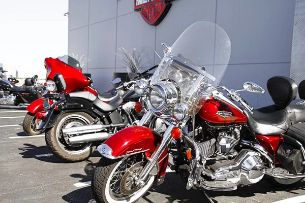 Las Vegas, NV - 09 Ekim 2016: Harley Davidson motosikleti Harley Davidson Motosiklet Galerisi & Mağazası Las Vegas.