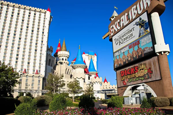 Las Vegas Usa Sep 2018 Excalibur Hotel Casino Las Vegas — Stock Photo, Image