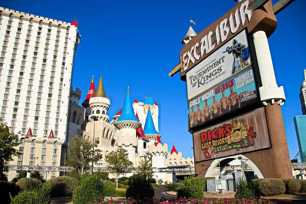 Las Vegas Usa Sep 2018 Excalibur Hotel Casino Las Vegas — Stock Photo, Image