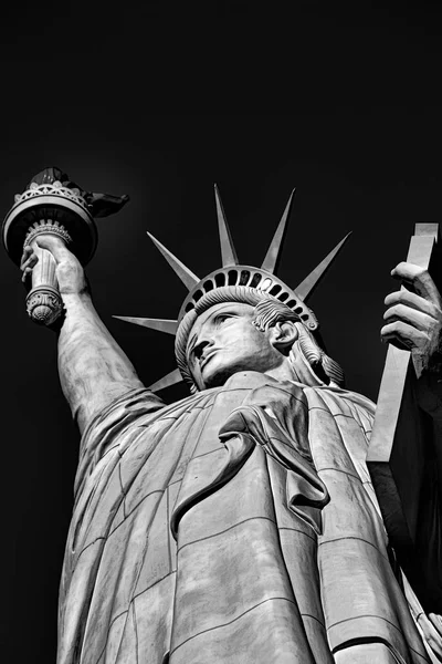 Socha Svobody Jedna Nejznámějších Ikon Července Usa — Stock fotografie