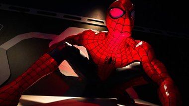 Las Vegas, Usa - 10 Ekim 2017 Las Vegas 'taki Madame Tussauds müzesine yakın..