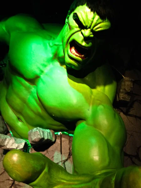 Las Vegas Eua Outubro 2017 Figura Modelo Gigante Incrível Hulk — Fotografia de Stock