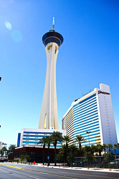 ลาสเวก สหร ฐอเมร นยายน 2018 Stratosphere Las Vegas ในเวก Stratosphere — ภาพถ่ายสต็อก