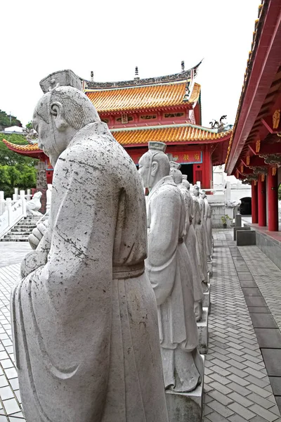 Seguidores Estatuas Del Templo Confuciano Nagasaki Japón —  Fotos de Stock