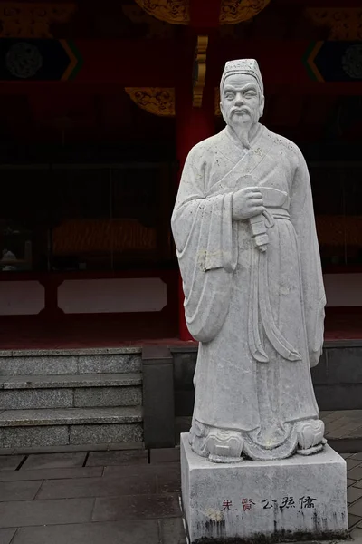 Anhängare Statyer Konfucianska Templet Nagasaki Japan — Stockfoto