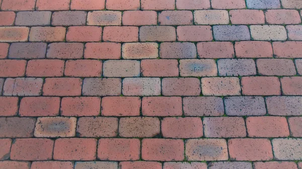 Backsteinmauer Hintergrund Stadt Gebäude Szene — Stockfoto