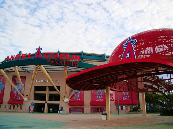 Anaheim Los Angeles Października 2016 Główne Wejście Angel Stadium Pierwszej — Zdjęcie stockowe