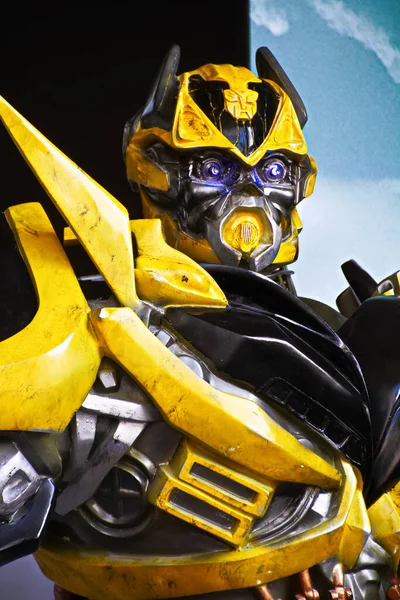 Osaka Kansai Giappone Luglio 2014 Statua Del Robot Bumblebee Della — Foto Stock