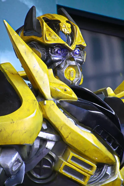 Osaka Kansai Giappone Luglio 2014 Statua Del Robot Bumblebee Della — Foto Stock