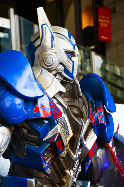 Osaka Kansai Japan Juli 2014 Die Replik Der Roboterstatue Optimus — Stockfoto