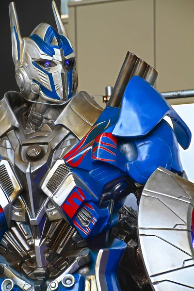 Osaka Kansai Japan July 2014 Replica Optimus Prime Robot Statue — Stock Photo, Image