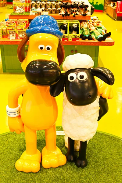 Osaka Japan Okt 2016 Bitzer Shaun Figuur Uit Shaun Sheep — Stockfoto