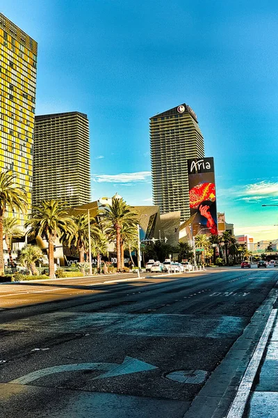 Las Vegas Usa Settembre 2018 Vista Mattutina Della Striscia Las — Foto Stock