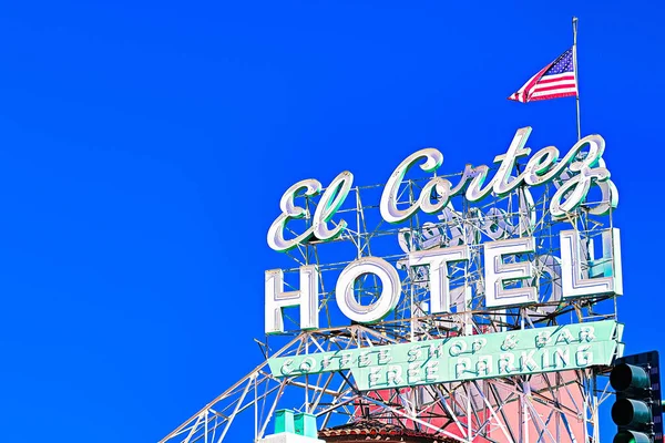 Las Vegas Usa Sep 2018 Señal Hotel Casino Cortez Uno — Foto de Stock
