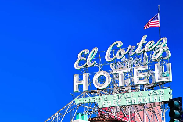 Las Vegas Usa Sep 2018 Señal Hotel Casino Cortez Uno — Foto de Stock