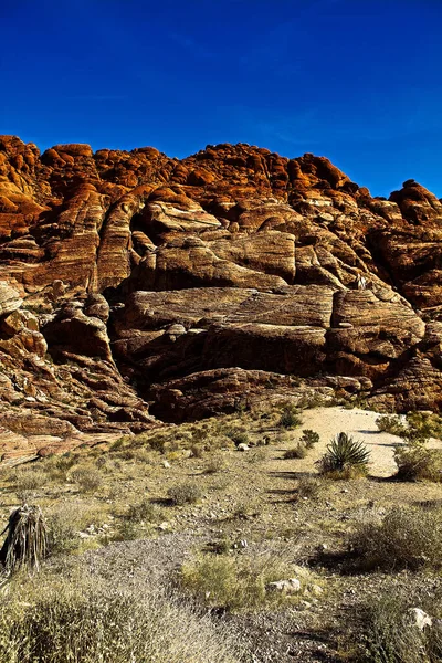 Red Rock Canyon State Park Apresenta Falésias Desérticas Buttes Formações — Fotografia de Stock