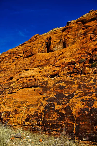 Park Stanowy Red Rock Canyon Oferuje Malownicze Pustynne Klify Tyłki — Zdjęcie stockowe