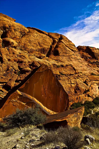 Red Rock Canyon State Park Apresenta Falésias Desérticas Buttes Formações — Fotografia de Stock