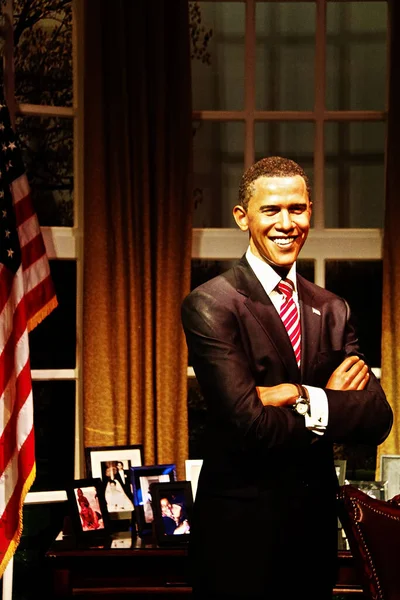 Las Vegas Usa Kasım 2011 Barack Obama Madam Tussauds Eski — Stok fotoğraf